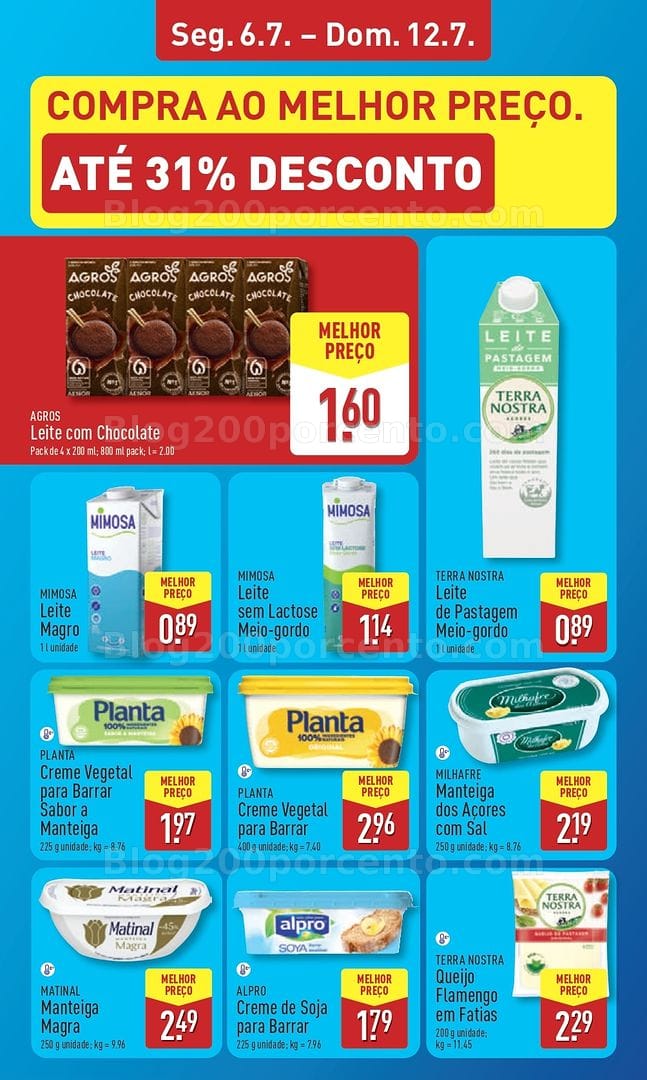 Antevisão Folheto ALDI Promoções de 6 a 12 julho